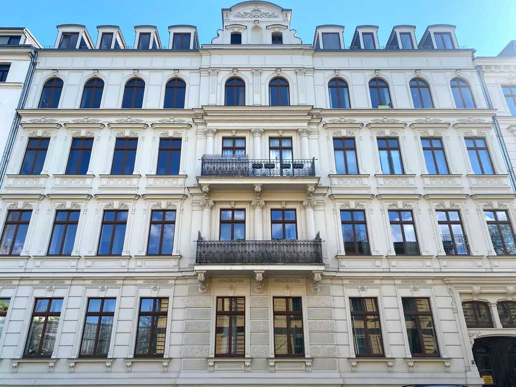 Vermietete Eigentumswohnung mit Balkon direkt am Leipziger Rosental
